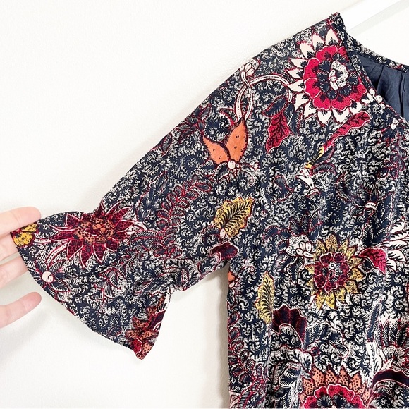 BOGO! Madewell Bali Blooms Baltic Block Print Cotton Dress XS - Picture 4 of 10